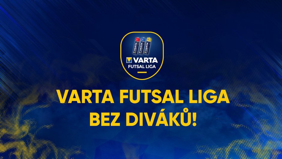 VARTA futsal liga bude bez fanoušků