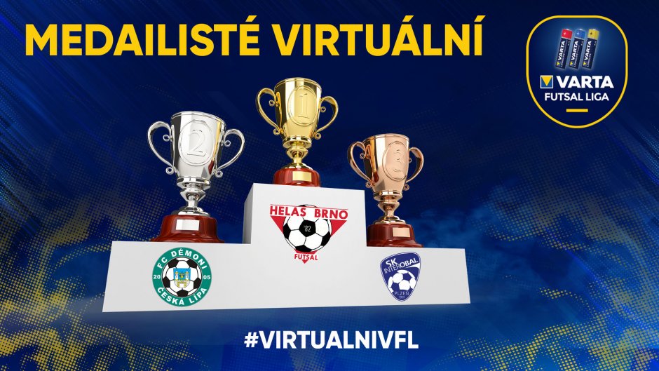 Helas Brno je vítězem Virtuální VARTA futsal ligy