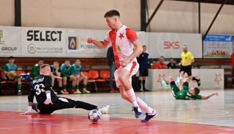 Hattrick a tři asistence. Křemenův večer přisoudil další bod Slavii