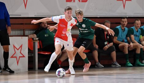 Premiérový hattrick Nečase pomohl Slavii k prvnímu bodovému zisku